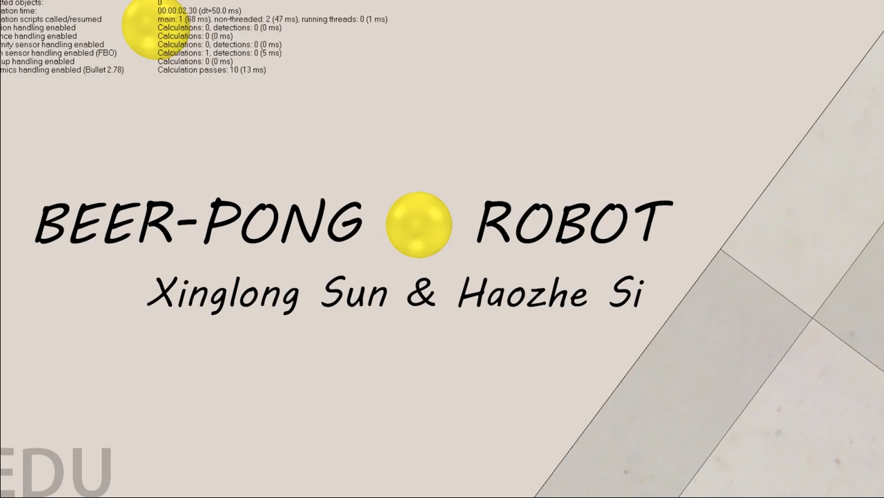 Beer-pong Robot